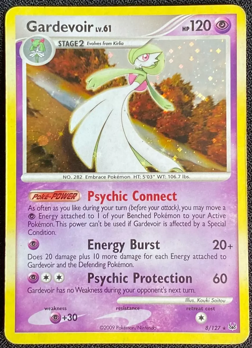 Pokemon Gardevoir Lv 61 8/127 Platinum Holo LP-MP