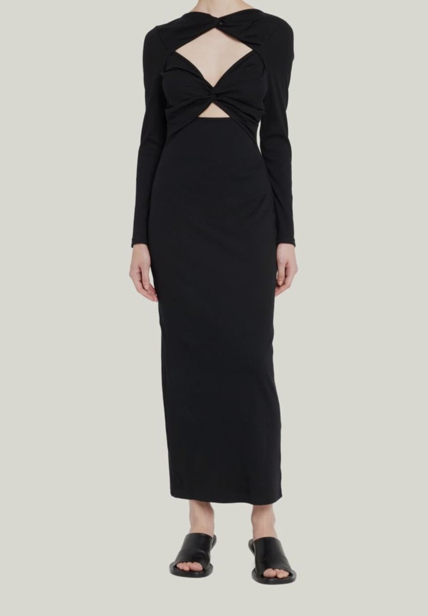 midi bodycon dress size 12 $560 Anna Quan Women's Black Sasha Knot Cut-out women’s-party-dresses Men's Brown Oxford Shoes Size:XXL / US 14-16 hugging in all the