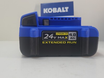 New Genuine Kobalt 24v  Max 4.0Ah Battery (424-03), 