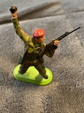 Vintage Britains Ltd Super Deetail British Paratrooper With Grenade