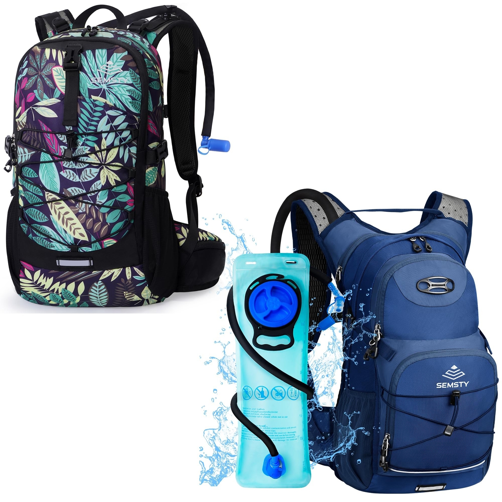 Lightweight Hiking Backpack with 2L/3L Water Bladder for Women and Men-image