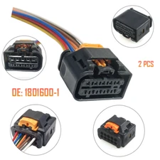 2PCS Repair Kit Connector Front Headlight 1801600-1 Fits Peugeot, Cirtoen