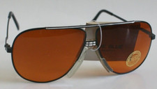 NWT TruVintage Navigator w/ white lines top frame w/ trublublocker lens sunglass