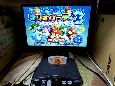 Nintendo 64 Region Free Console 2Controller Mario Kart N64 japan