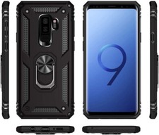 Galaxy S9 Case with Ring Holder  Strong magnet attracts metal