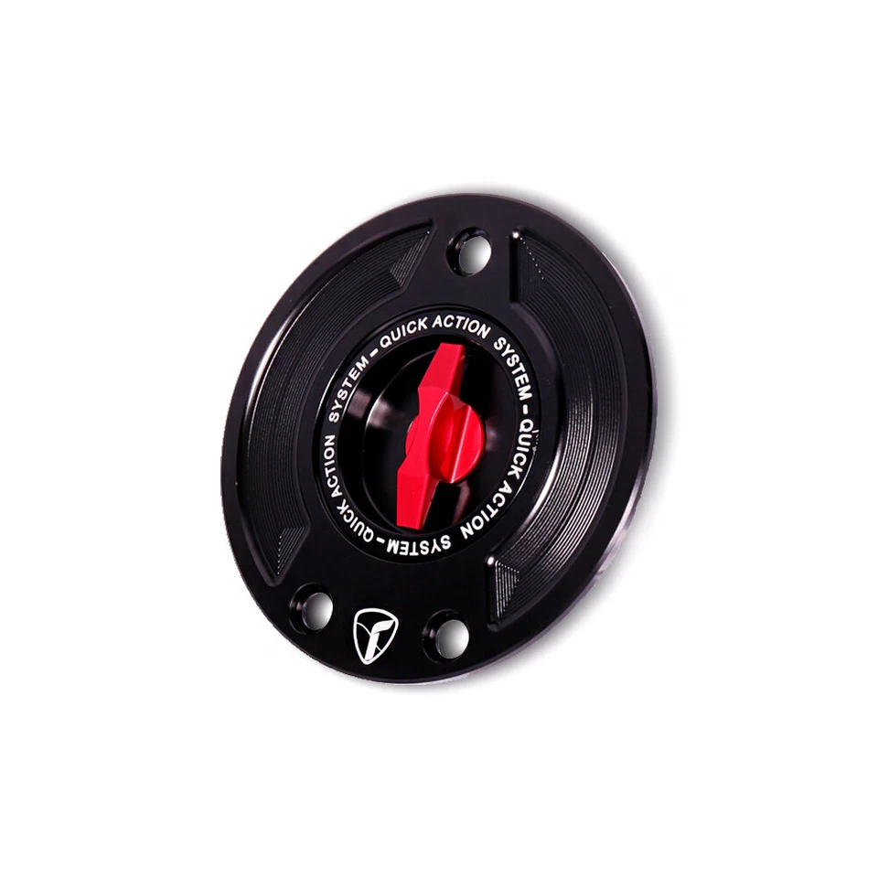 Tapas de gas sin llave CNC de aluminio para BMW F800GS Adventure F800R y cubierta de empuñaduras de tanque Foto 3 de 4