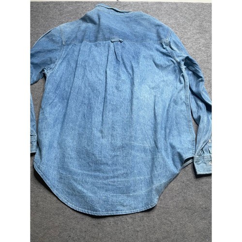 VTG 1994 Stanley Cup Conference Denim Button-Up Shirt NHL Hockey Embroidered L - Picture 5 of 9