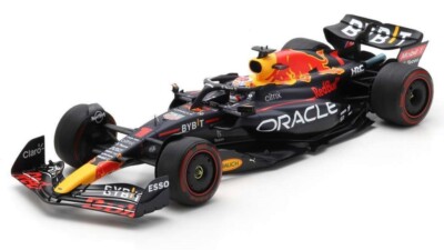 Modellauto Formel 1 F1 Maßstab 1:12 Spark Modell Rot Bull Max Verstappen 2022