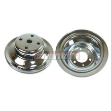 Bbc Chevy 23 Groove Long Water Pump Pulley Crank Kit Lwp 69 Big Block 396-454