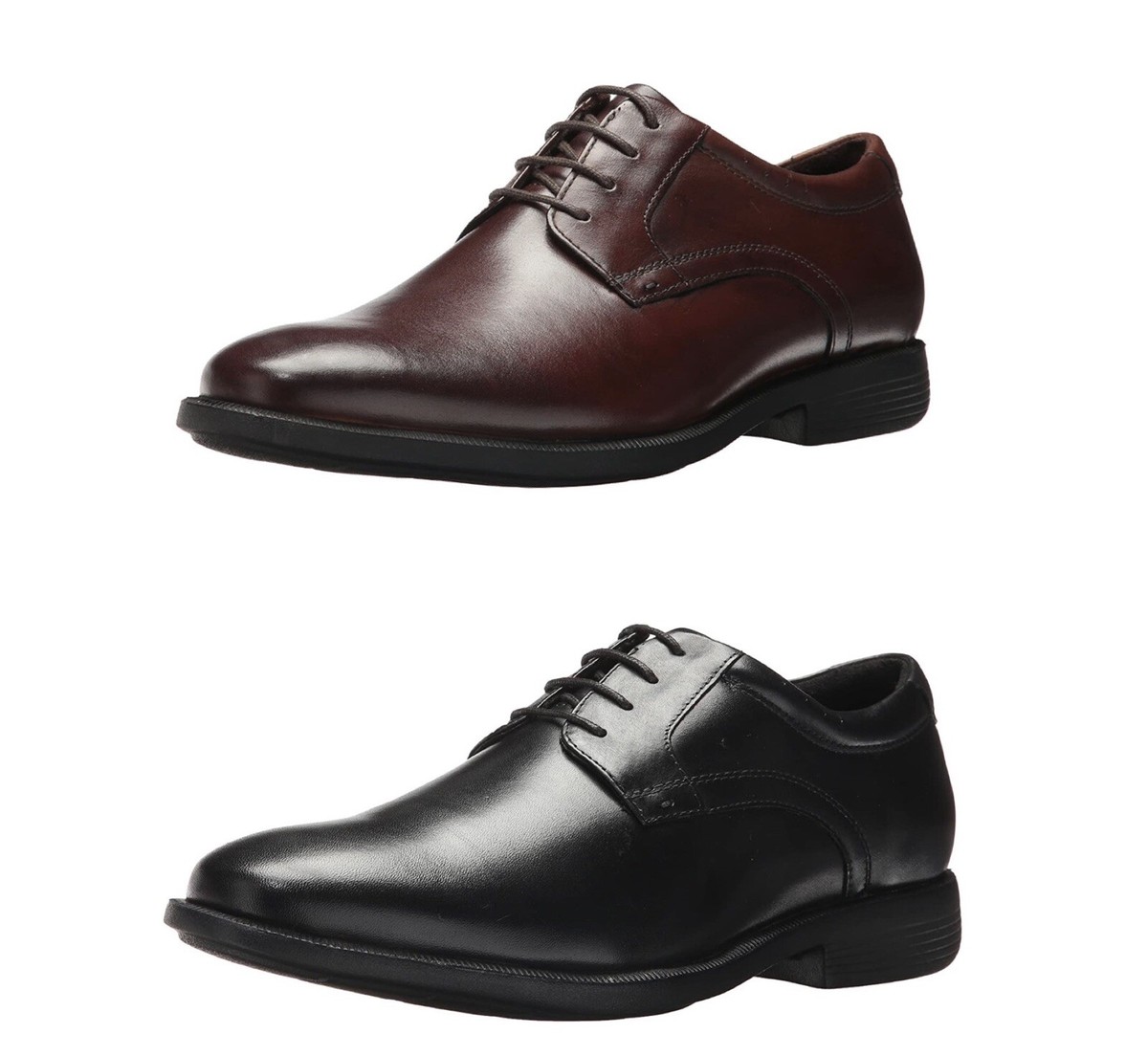 Men Nunn Bush Devine Plain Toe Oxford Leather Gel Comfort 84723 | eBay