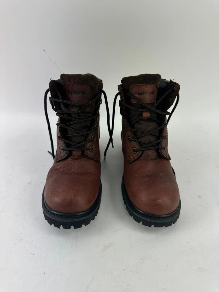 Botas de ingeniero DieHard Oregon 84312 de cuero marrón con cordones talla 8,5 Foto 3 de 4