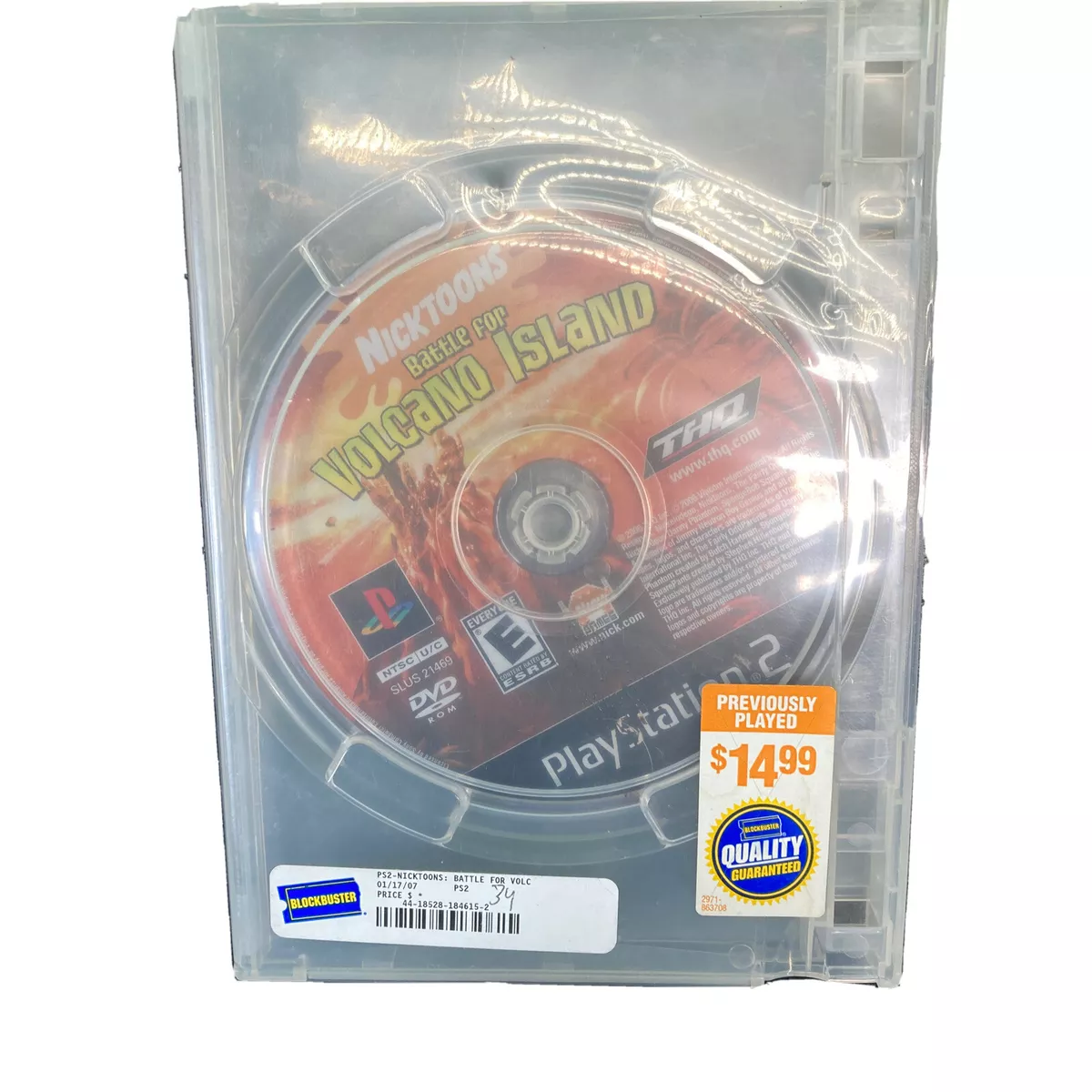 Nicktoons: Battle for Volcano Island - PlayStation 2 (PS2) Game