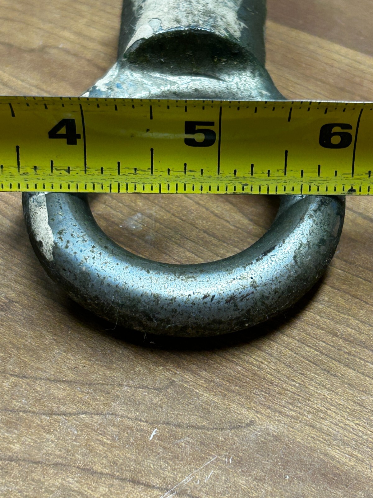 USED Chrome Over Bronze Chris Craft Lifting Eye Cleat Ring w/ Rod #4 | eBay