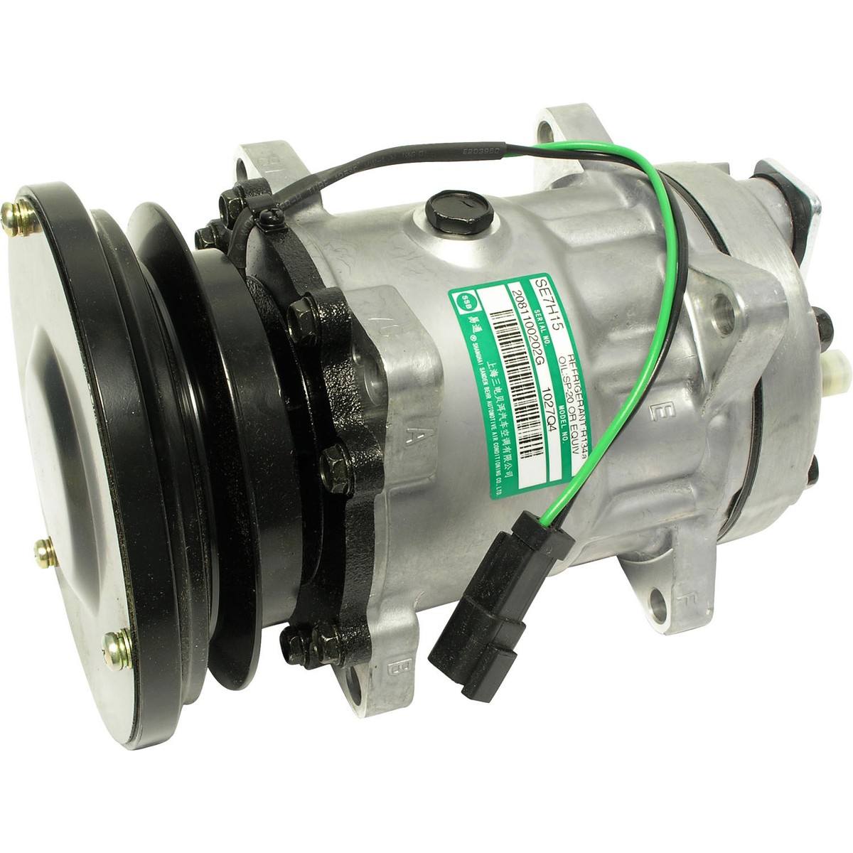 Sanden Style 4468, SD7H15HD Cat 1011759, 3E1906, 3E1907 24V NEW AC