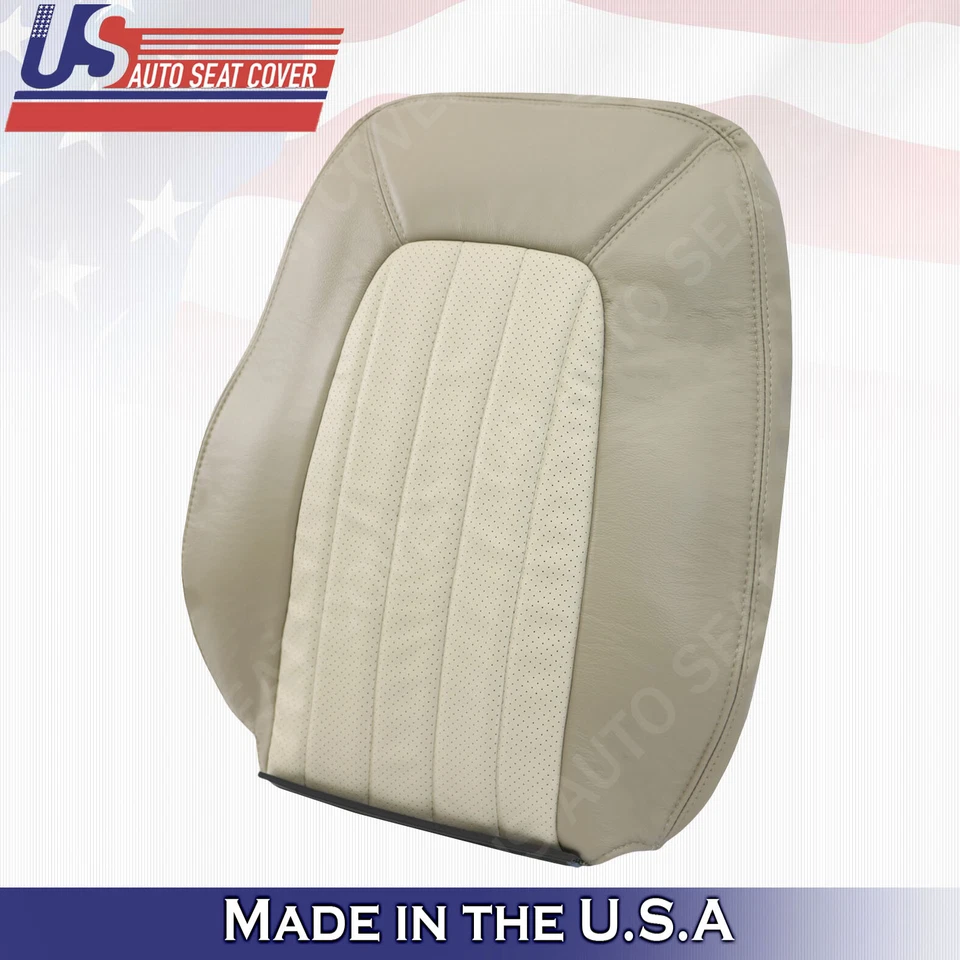 Asiento de cuero perforado inferior superior del conductor bronceado 2002 a 2005 Mercury Mountaineer Foto 4 de 4