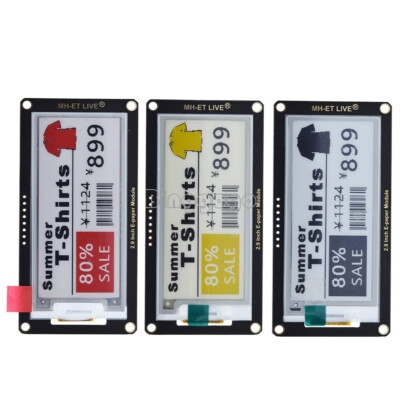 2.9 Inch E-paper Epaper E-Ink EInk Display Screen SPI Module  For ESP32 Arduino