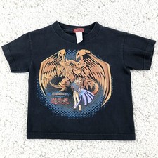 Yu-Gi-Oh Vintage 90s 1996 T-Shirt Kids Size Medium Boys Winged Dragon Of Ra Tee