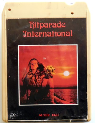 CARTRIDGE TRACK TAPE CASSETTA STEREO 8 HIT PARADE INTERNATIONAL ALTER EGO 70s