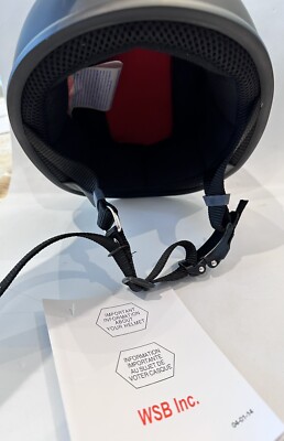 crazy al's world's smallest motorcycle helmet Motorcycle Helmets Wsb Helmets REAL Crazy Al's/ WSB World's Smallest  Lightest FLAT BLACK- DOT