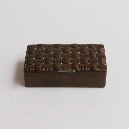 Snuff Box - Composite Material & Inlaid - Early 19th - C. - Picture 2 of 9