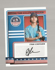 OA5) 2023 Panini USA Stars and Stripes Ethan Schiefelbein Auto SP RC Rookie UCLA