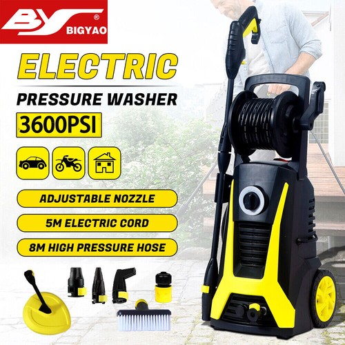 3600PSI High Pressure Washer Cleaner Electric Water Gurney Pump Hose