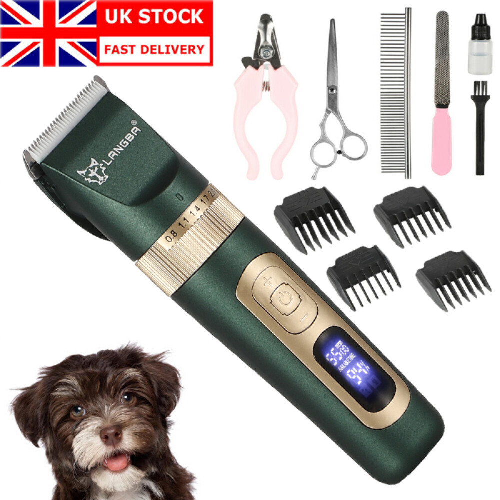 Electric Pet Hair Grooming Clippers Silent Trimmer Tool Dog Cat Shaver