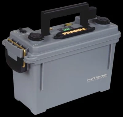 PARTY ZEALOT 10Ah 12V Source Battery Box, Portable Power, Dual USB, Flashlight, Waterproof