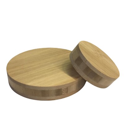 Bambus Runde Holzscheibe Rund Holz Leimholz Platte Tischplatte Scheiben  Rundholz | eBay