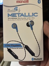 Maxell bass Metalic Wireless Earbuds Bluetooth Earbuds