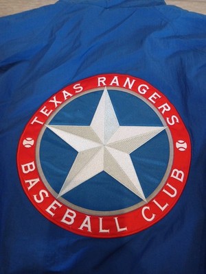 90's VINTAGE Texas Rangers Windbreaker MLB Starter Jacket Mens L