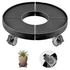 Round Trash Can Dolly 15-22.8 in Adjustable Furniture Dolly 400lbs Heavy Duty