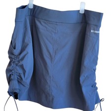 Columbia Anytime Casual Blue Pull On Skort XL AL4071 Womens Stretch Activewear