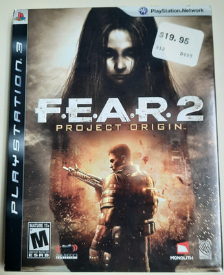 F.E.A.R. 2 Project Origin Sony PS3 PlayStation New Sealed With Slip Cover WB