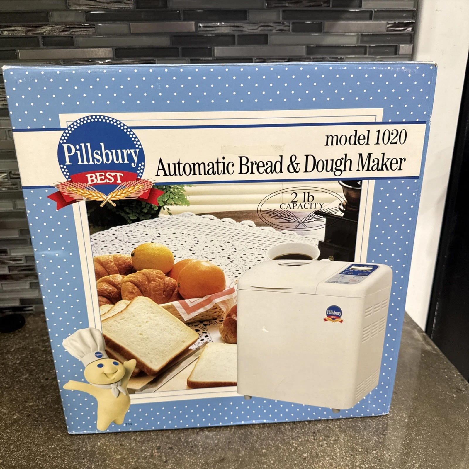 PILLSBURY BEST BREAD & DOUGH MAKER WHITE CLEAN MODEL 1020 IN BOX
Opens in a new window or tab