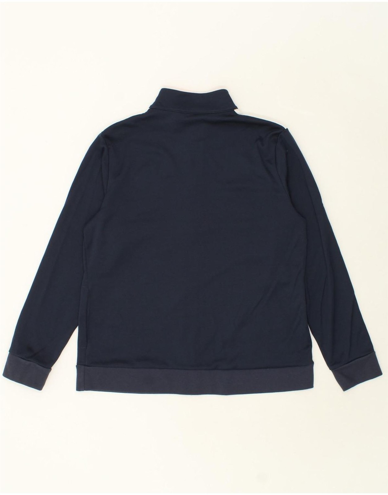 FILA tuta donna top giacca UK 18 XL blu navy colorblock cotone BW22