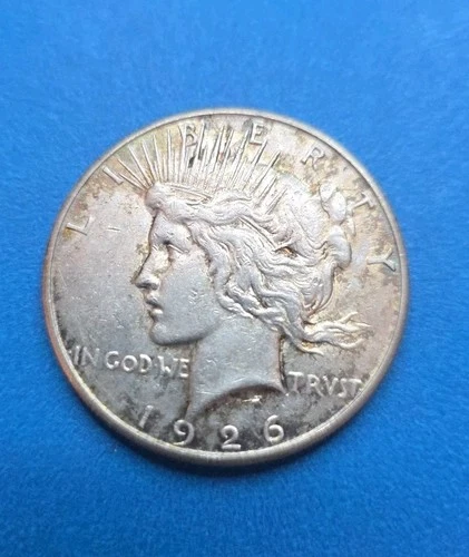 1926 S Peace Dollar 90% Silver Great Condition VF- XF Details Gorgeous - 26005