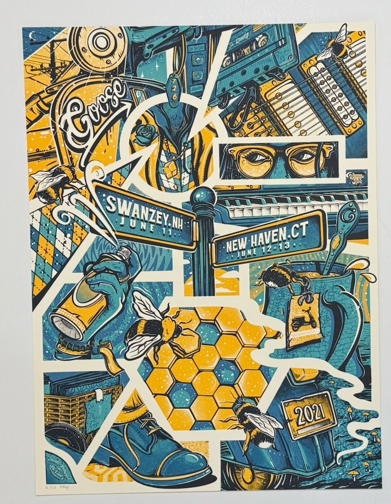 Goose The Band Poster 2021 Swanzey NH/New Haven CT Official
