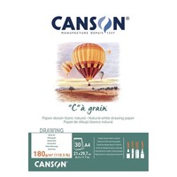 Zeichenpapier A4 200G/M² Canson C à Grain 50 Blatt Naturweiß KüNstlerpapier