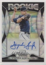 2019 Panini Prizm Rookie Blue Wave 46/60 Stephen Gonsalves #RA-SG Auto 7qg