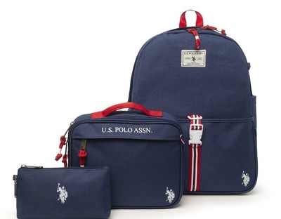 Brand New Polo backpack POLO LOGO RALPH LAUREN BACKPACK SOLID BLACK NEW 16 X 12 X 5  main image 2