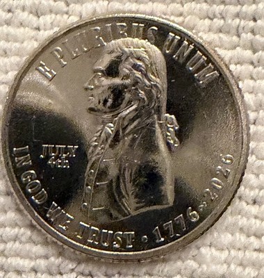 2026 ''JULY 4th'' Privy Mark Declaration of Independence Quarter