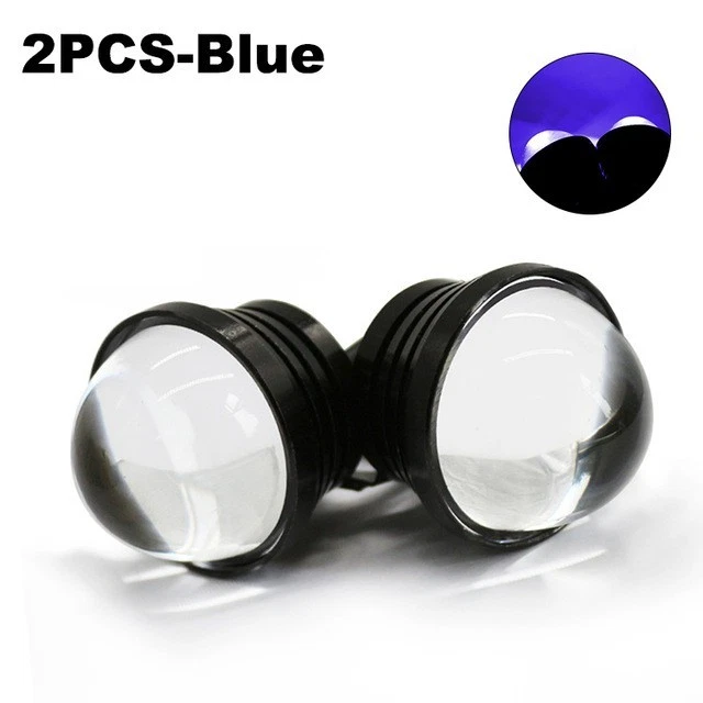 Feu antibrouillard blanc 10W Fish Eye voiture DRL lentille projecteur feux de jo - Photo 4/4