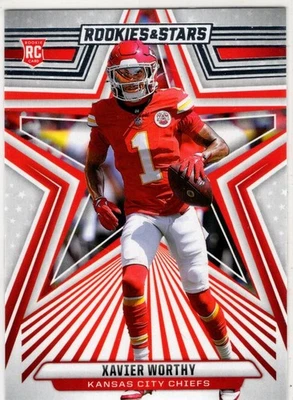 2024 Panini Rookies & Stars Football Xavier Worthy No. 200 Kansas City Chiefs - Bild 1 von 2