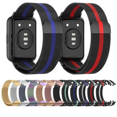 Watch Strap Milan Strap Stainless Steel Loop Wristband for HUAWEI Watch Fit 2