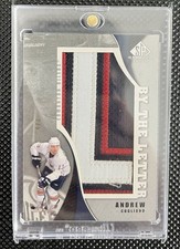 2010-11 SP Game Used Edition By the Letter Patch /8 Andrew Cogliano #BL-AC