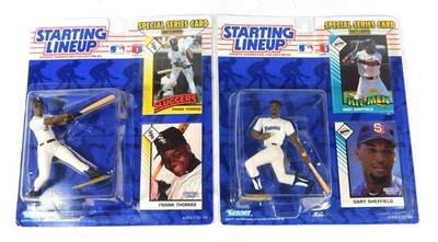 1993 SLU Frank Thomas + Gary Sheffield Starting Lineup Figures Unopened