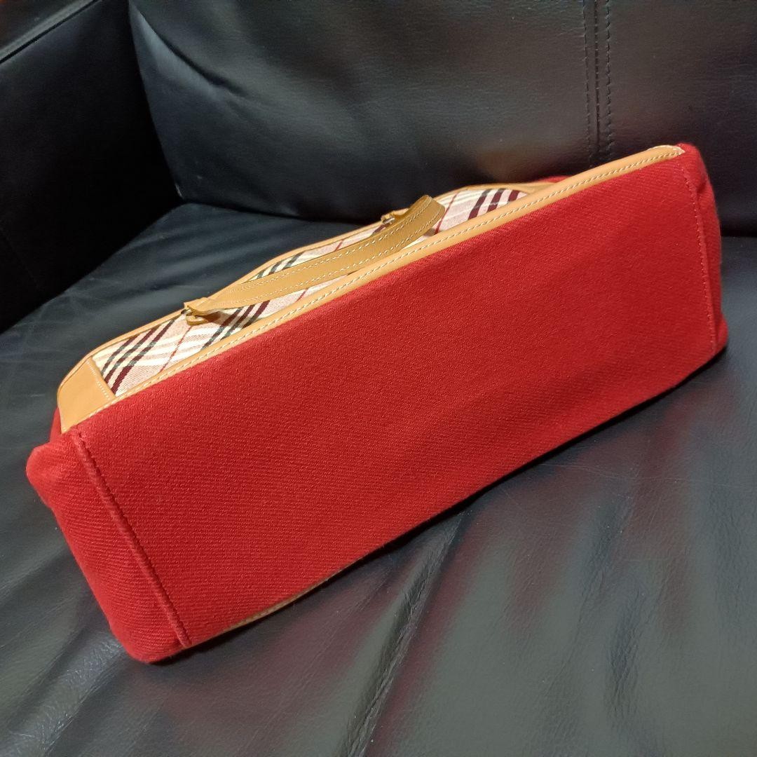 Burberry Blue Label Handbag Nova Check Cotton Canvas Leather Bag Handbag New thumbnail 15