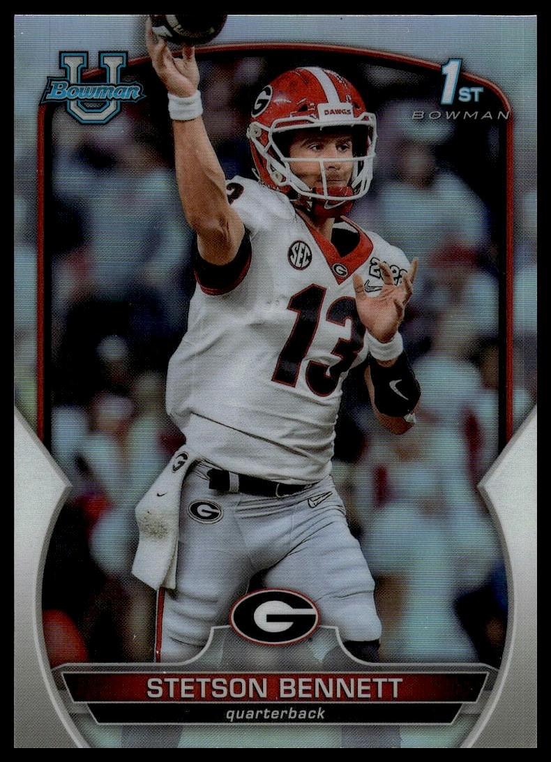 2022 Bowman University Chrome #39 Stetson Bennett Refractor