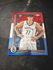 2025-26 Topps Chrome - Ben Saraf #276 Red White & Blue Refractor (RC)